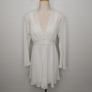 Vintage Silk & Satin robe set size L